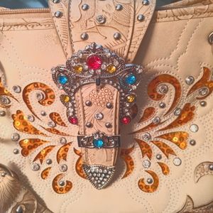 CPL. Cowgirl Trendy Purse Handbag. Sparkly.  Concealed carry.